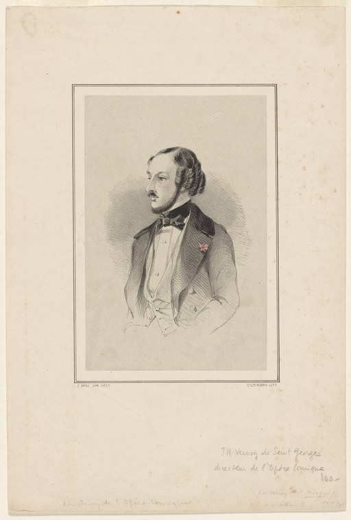 Engraved portrait of a bearded man in 19th-century formal dress, shown in three-quarter profile facing left.