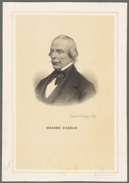 Engraved portrait of a middle-aged man with receding hair and mustache wearing formal 19th-century dress.