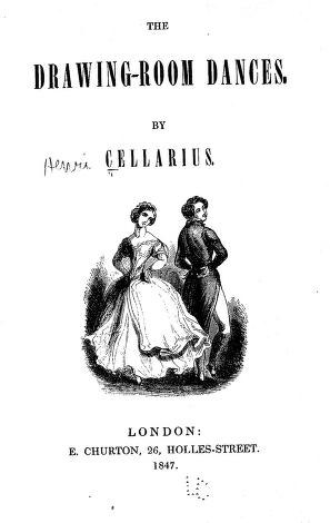 Frontispiece engraving showing a man in dark formal coat and a woman in white Regency gown standing formally side by side.