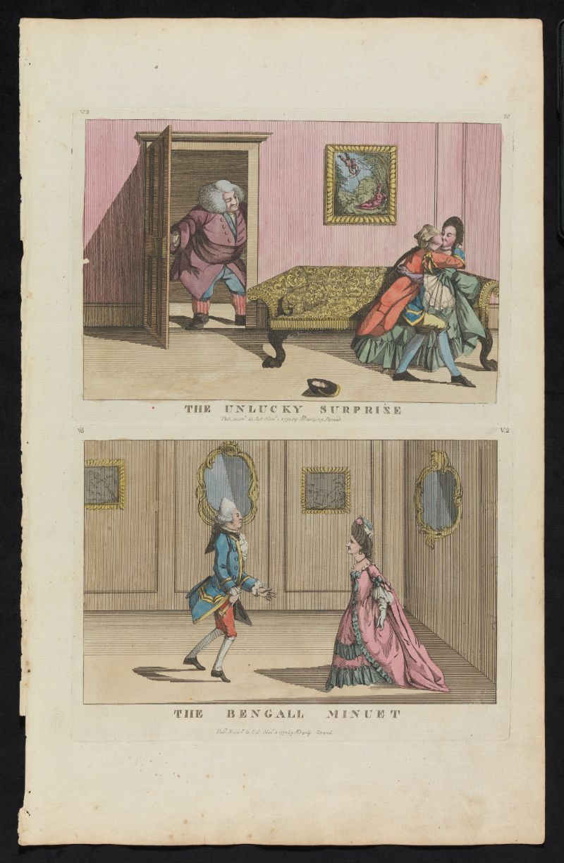The unlucky surprise plate 1 The bengall minuet plate 2