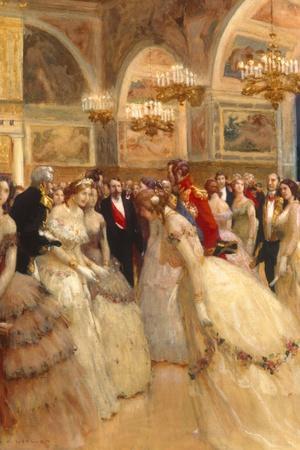 At the Ball by Auguste-François Gorguet