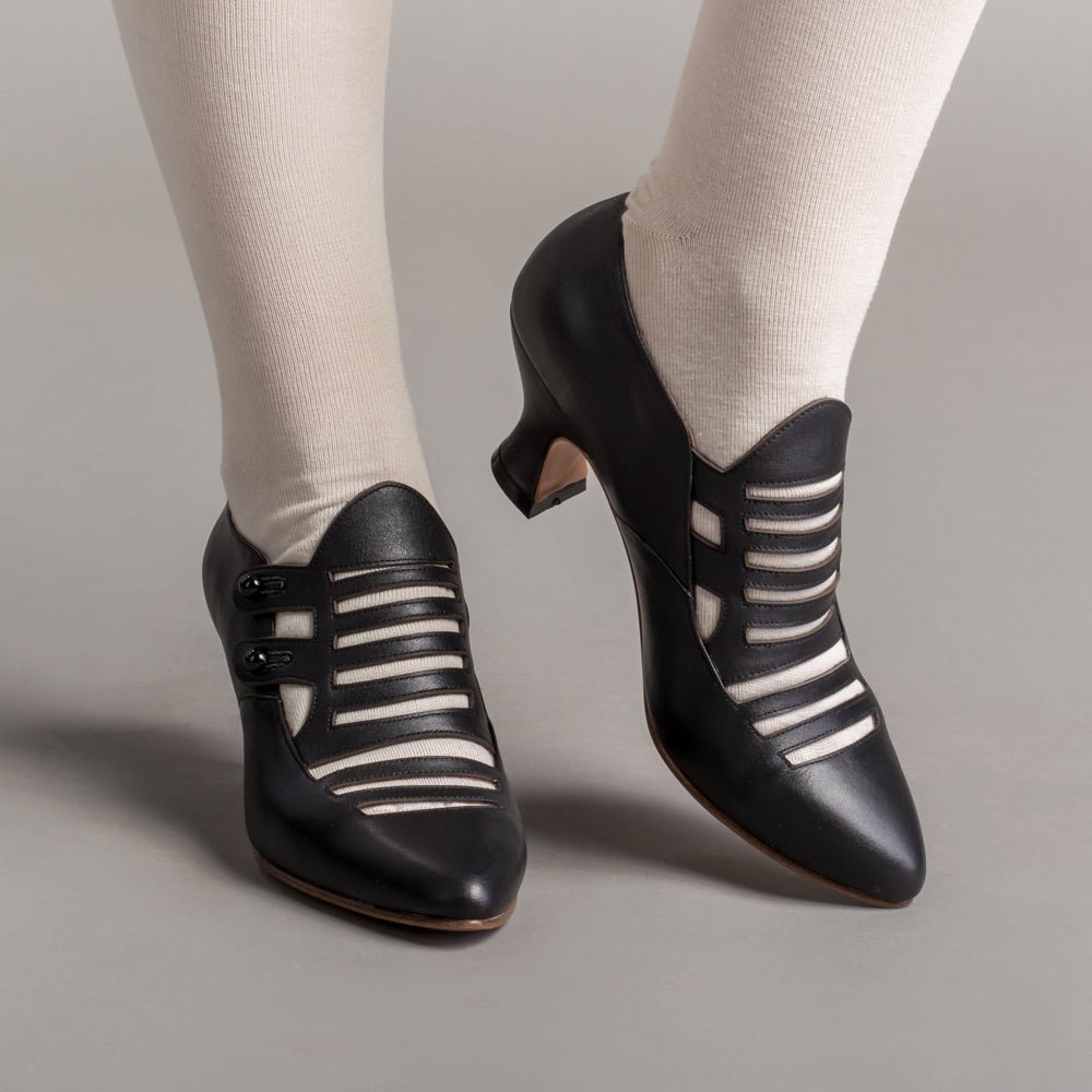Endora Victorian Witch Shoes (Bewitching Black)